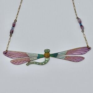 Pididdly Links dragonfly collar necklace